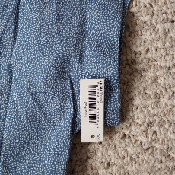 Women's Goodthreads Washed Cotton Button Down Short Sleeved Shirts - Picture 7 of 8